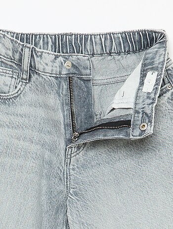 Baggy jeans effen 5 zakken