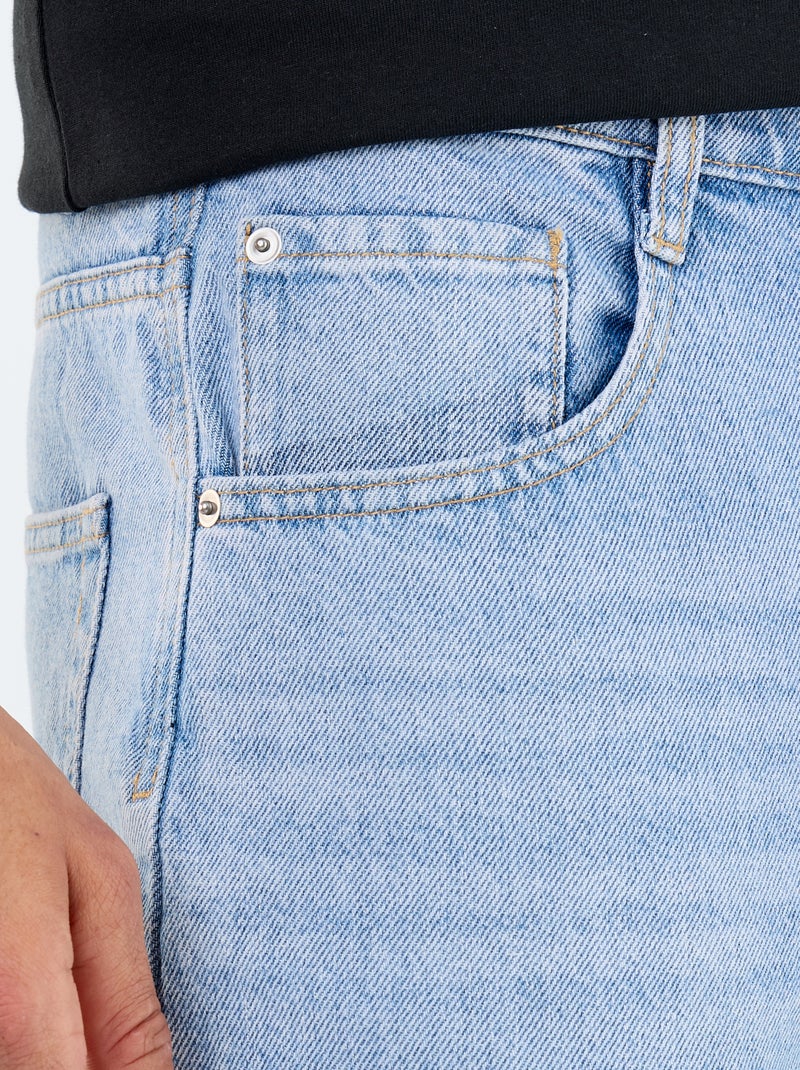 Baggy jeans / wijd model Blauw - Kiabi
