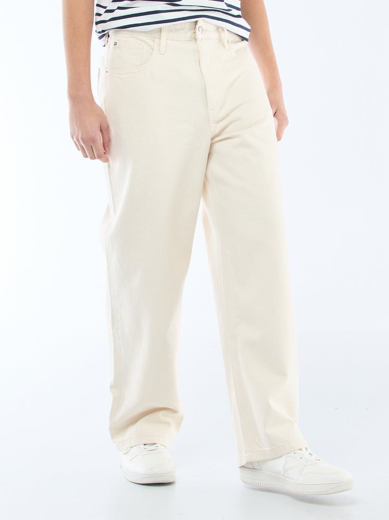 Baggy jeans Wit - Kiabi