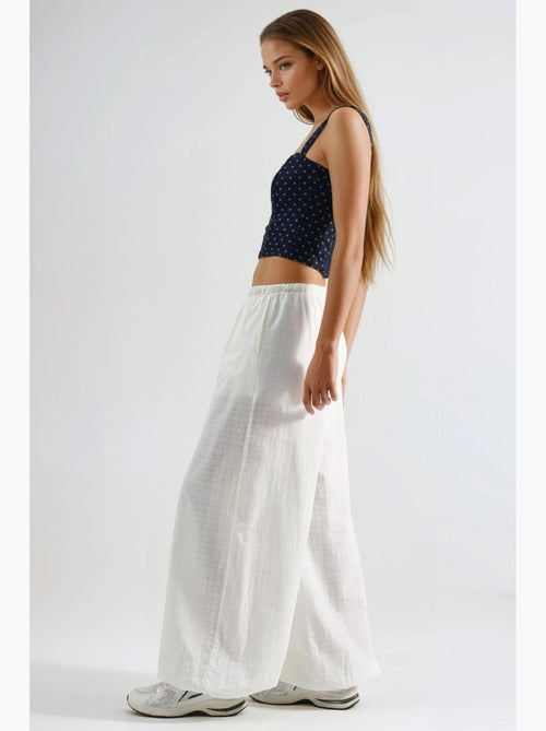 Baggy joggers met elastische taille busem - Kiabi Baggy joggers met elastische taille busem - Kiabi