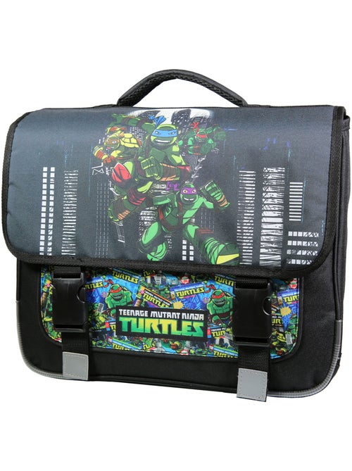 BAGTROTTER Cartable 38 cm Tortues Ninja Noir - Kiabi BAGTROTTER Cartable 38 cm Tortues Ninja Noir - Kiabi
