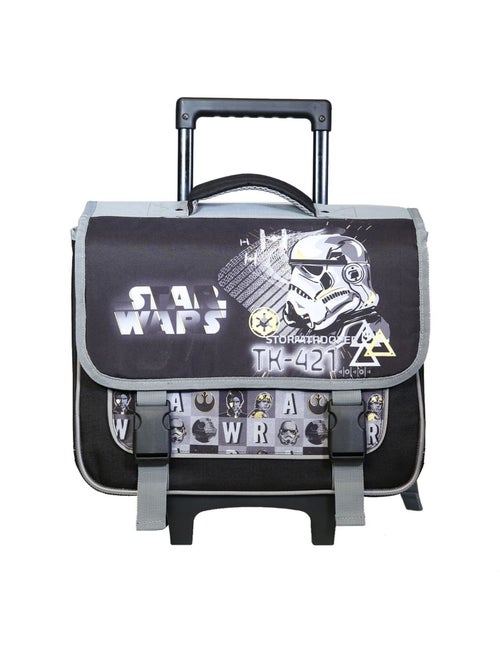 BAGTROTTER Cartable à roulettes 38 cm Disney Star Wars Noir - Kiabi BAGTROTTER Cartable à roulettes 38 cm Disney Star Wars Noir - Kiabi