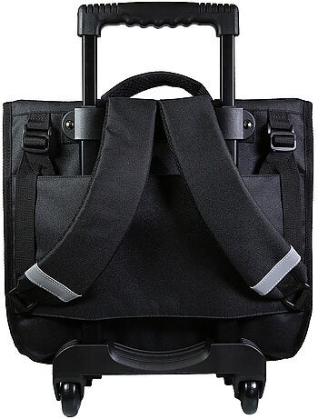 BAGTROTTER Cartable à roulettes 38 cm Tortues Ninja Noir