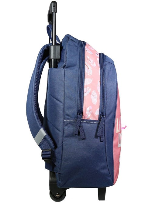 BAGTROTTER Sac à dos à roulettes Lili Lou Chat Rose - Kiabi BAGTROTTER Sac à dos à roulettes Lili Lou Chat Rose - Kiabi