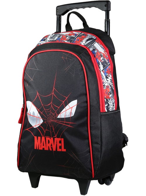 BAGTROTTER Sac à dos à roulettes Marvel Spider-Man Noir - Kiabi BAGTROTTER Sac à dos à roulettes Marvel Spider-Man Noir - Kiabi