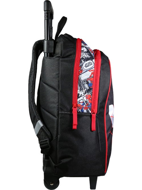 BAGTROTTER Sac à dos à roulettes Marvel Spider-Man Noir - Kiabi BAGTROTTER Sac à dos à roulettes Marvel Spider-Man Noir - Kiabi