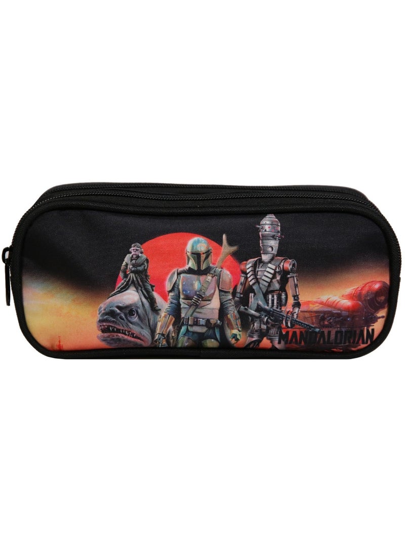 BAGTROTTER Trousse scolaire 2 compartiments Disney Star Wars / The Mandalorian Multicolore Multicolore - Kiabi