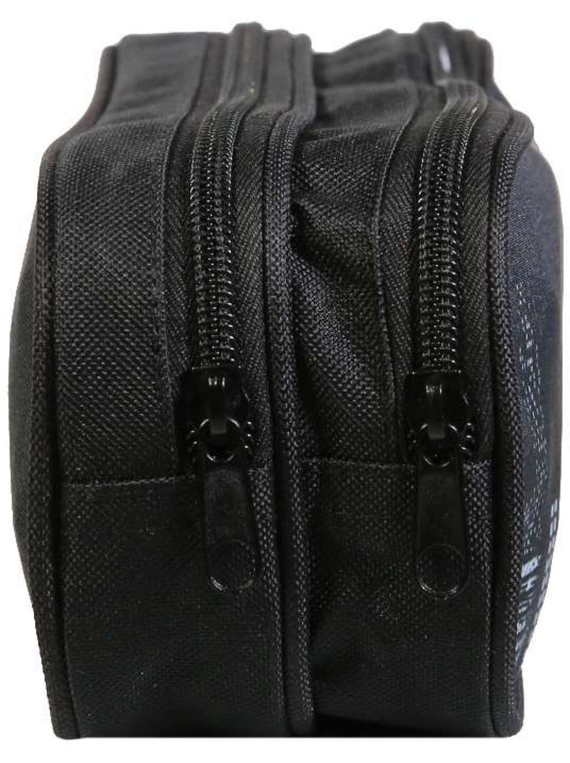 BAGTROTTER Trousse scolaire 2 compartiments Tortues Ninja Noire Noir - Kiabi