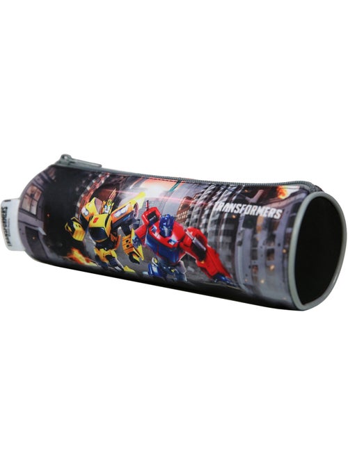 BAGTROTTER Trousse scolaire ronde Transformers Grise - Kiabi BAGTROTTER Trousse scolaire ronde Transformers Grise - Kiabi