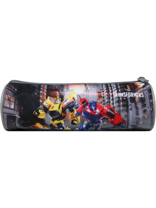 BAGTROTTER Trousse scolaire ronde Transformers Grise - Kiabi BAGTROTTER Trousse scolaire ronde Transformers Grise - Kiabi