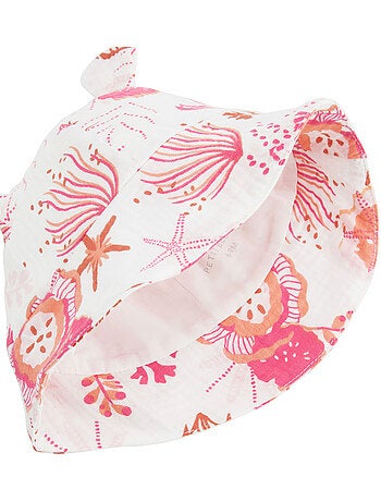 Bahamaanse katoenen gaas baby bucket hat