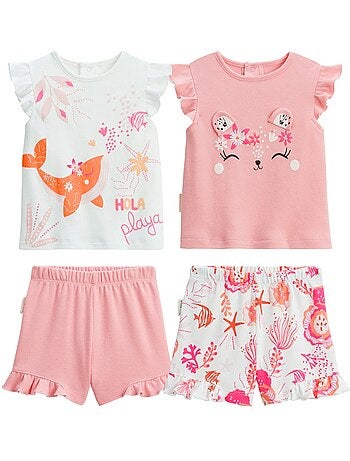 Bahamas 2-delige korte pyjamaset voor kinderen