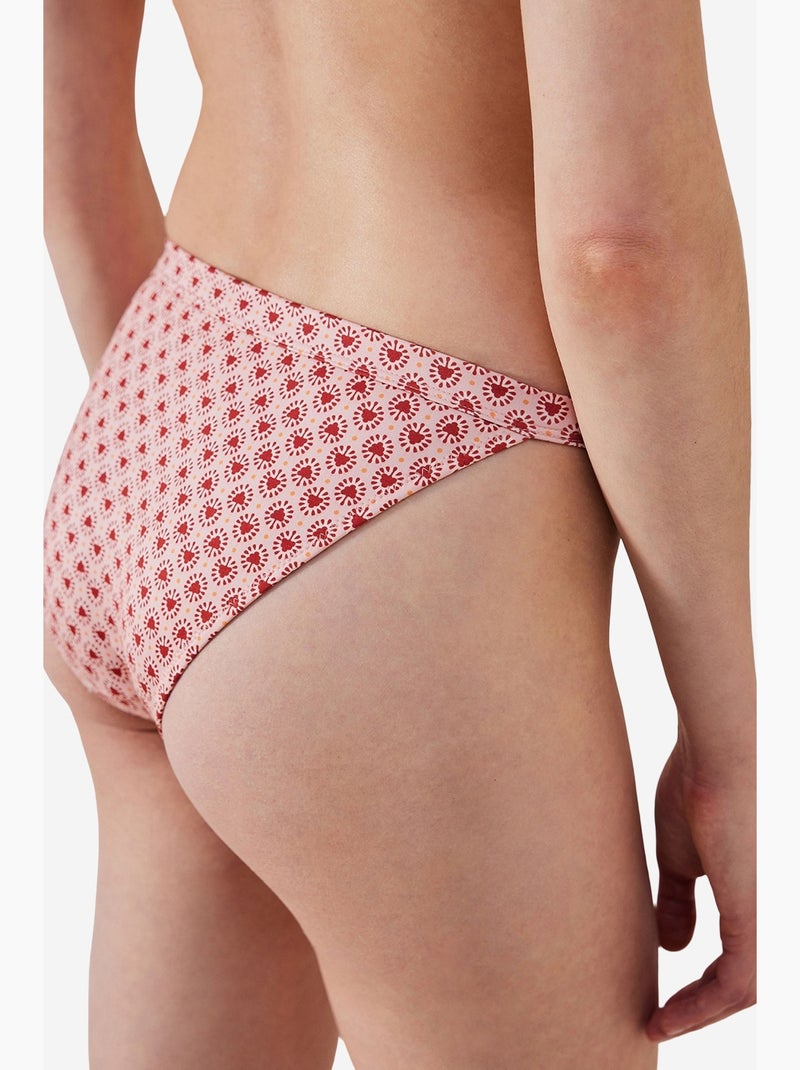 Bahia super bikinibroekje penti Wit Rood - Kiabi