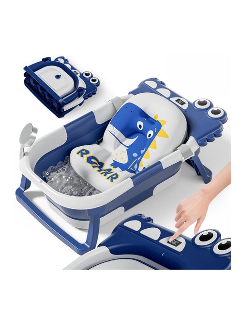 Baignoire bébé pliable - Thermomètre et coussin inclus - DINO | SUPERBE BEBE - Kiabi Baignoire bébé pliable - Thermomètre et coussin inclus - DINO | SUPERBE BEBE - Kiabi