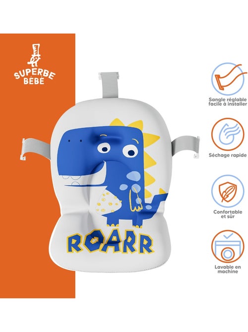 Baignoire bébé pliable - Thermomètre et coussin inclus - DINO | SUPERBE BEBE - Kiabi Baignoire bébé pliable - Thermomètre et coussin inclus - DINO | SUPERBE BEBE - Kiabi