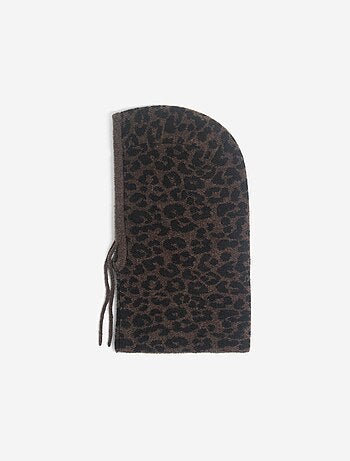 Balaclava met luipaardprint