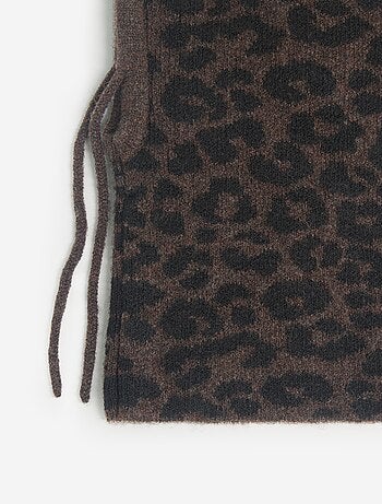 Balaclava met luipaardprint