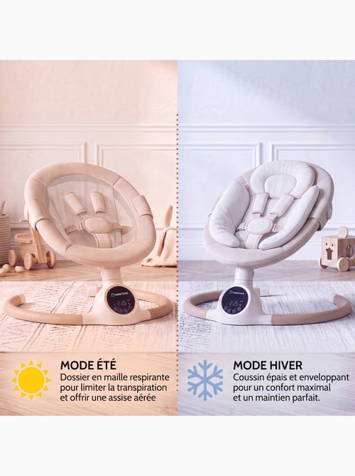 Balancelle électrique / transat bébé ALPHA Beige - Kiabi Balancelle électrique / transat bébé ALPHA Beige - Kiabi
