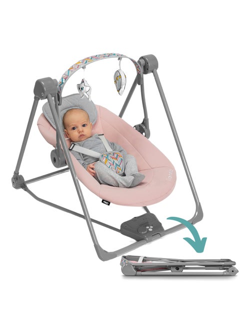 Balancelle et transat LIONELO Otto - Sons nature - 5 vitesses de balancement - Pliage compact - Kiabi Balancelle et transat LIONELO Otto - Sons nature - 5 vitesses de balancement - Pliage compact - Kiabi