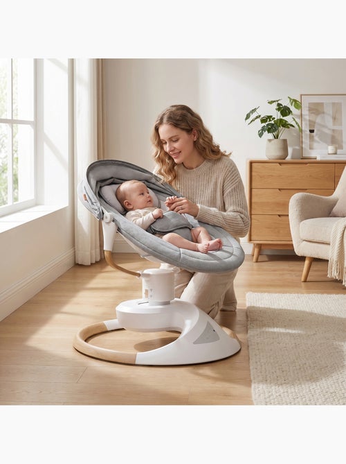 Balancelle / transat electrique bebe Emy de BEBELUXE Balancement naturel - Kiabi Balancelle / transat electrique bebe Emy de BEBELUXE Balancement naturel - Kiabi