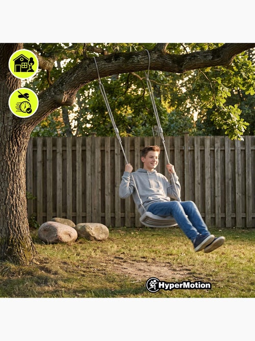 Balançoire de jardin pour enfant plastique corde antidérapante dim 42x17cm - Kiabi