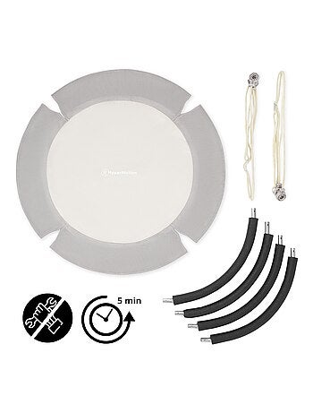 Balançoire enfant 100 cm & adulte charge max 150 kg - nid d'oiseau - confort & sécurité