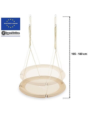 Balançoire enfant & adulte - nid d'oiseau 100cm - charge 150 kg - confort & sécurité