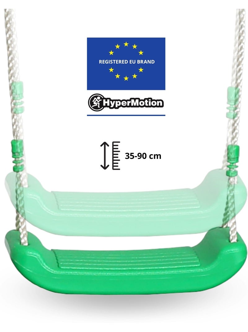 Balançoire xxxl hypermotion en acier avec trapèze et mur d'escalade Vert - Kiabi