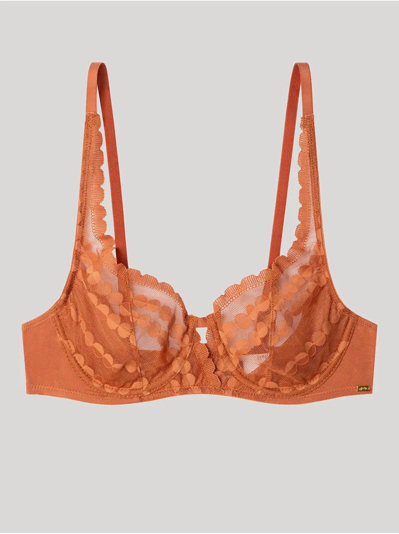 Balconette bh zonder vulling Bruin - Kiabi
