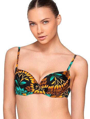 Balconette zwemkleding top emerald
