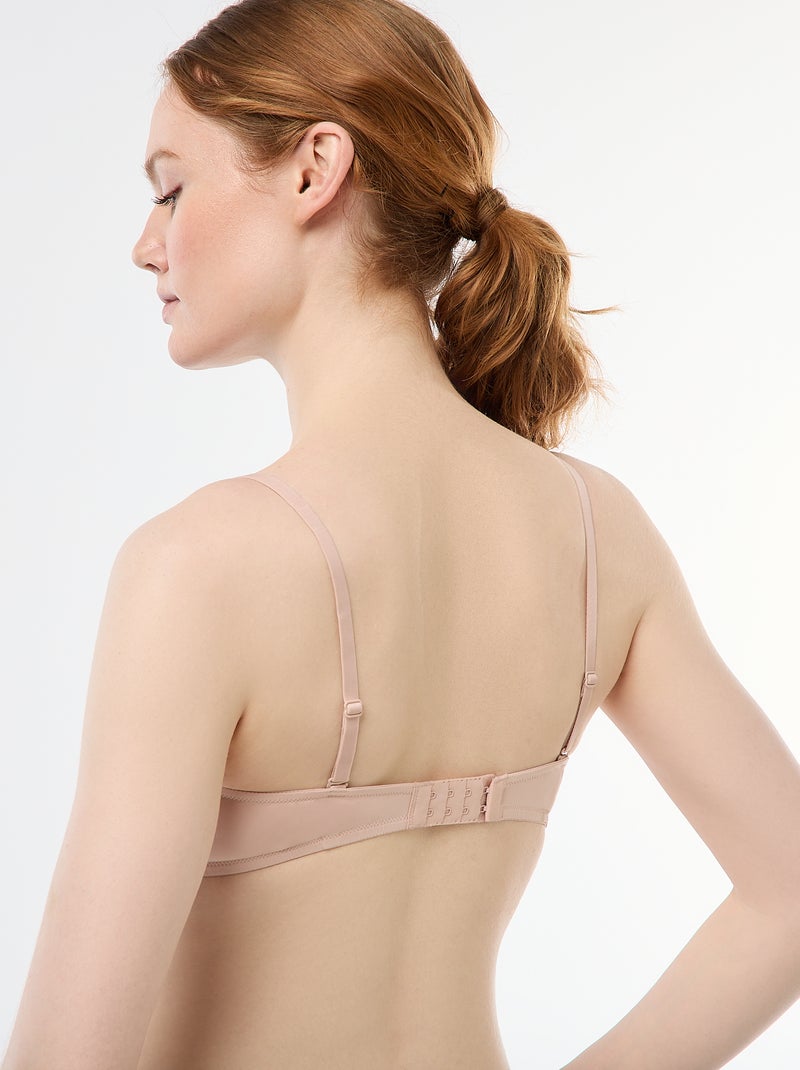 Balconettebeha van kant Rose - Kiabi