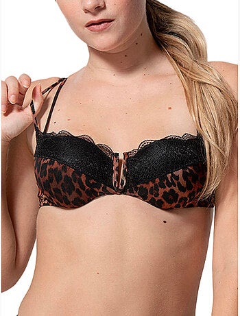 Balconnet-bh wildcat zwart