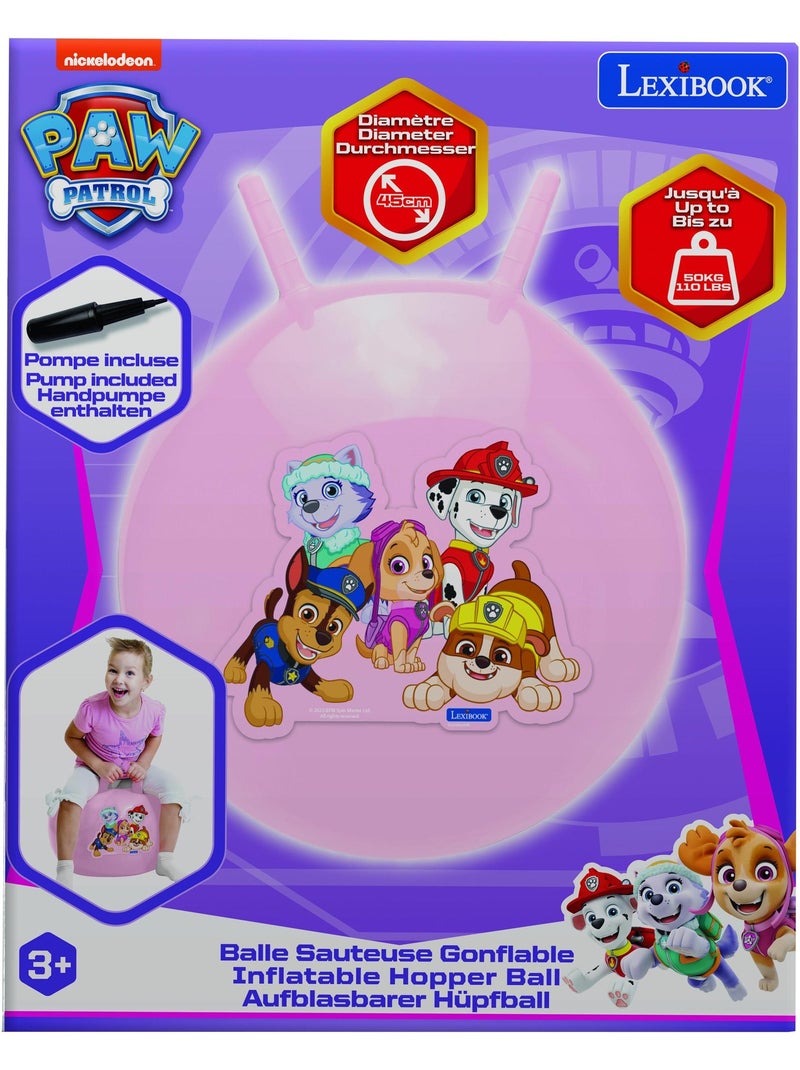 Balle sauteuse gonflable pat’ patrouille Rose - Kiabi