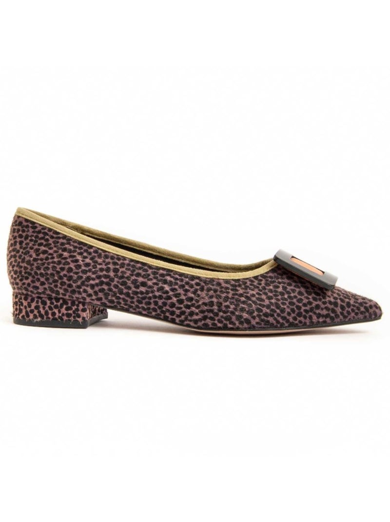 Ballerina Synthetisch Materiaal En Textiel Montevita Bruin - Kiabi