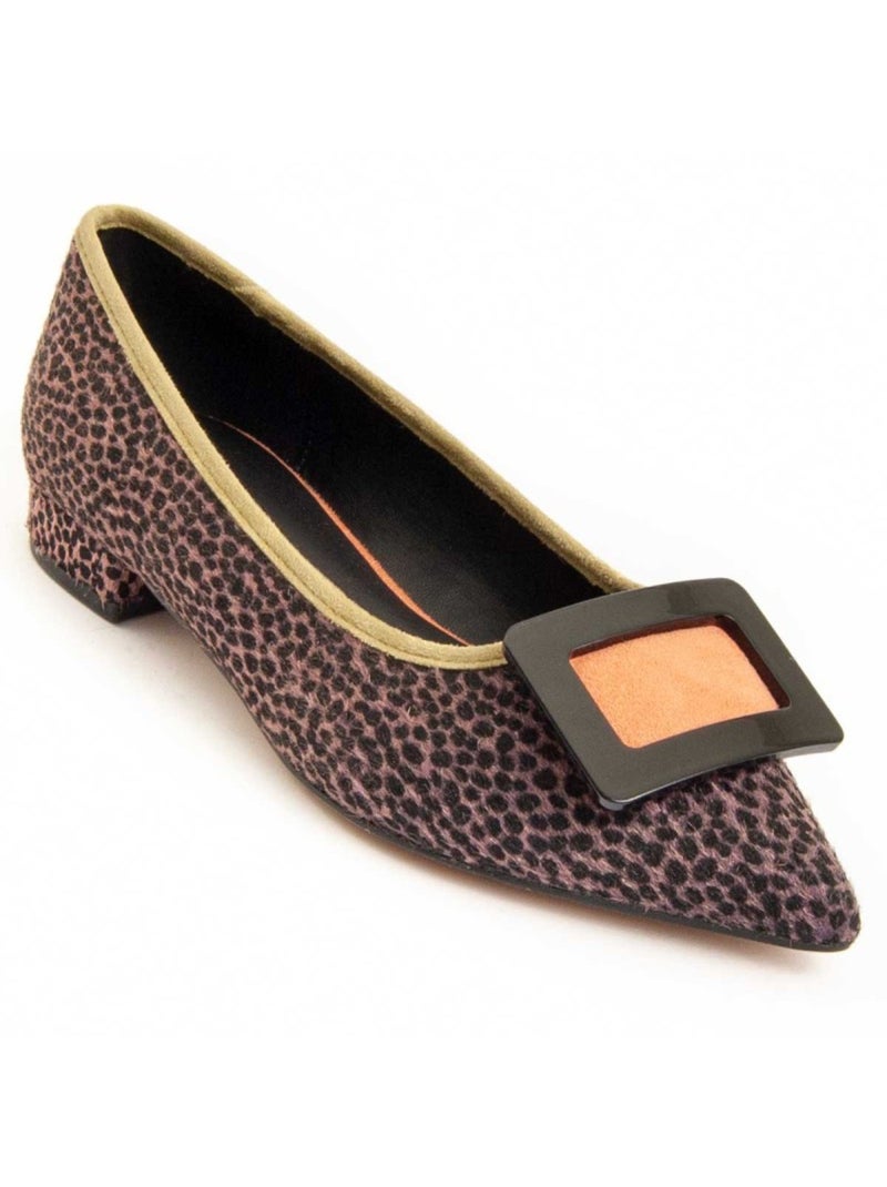 Ballerina Synthetisch Materiaal En Textiel Montevita Bruin - Kiabi