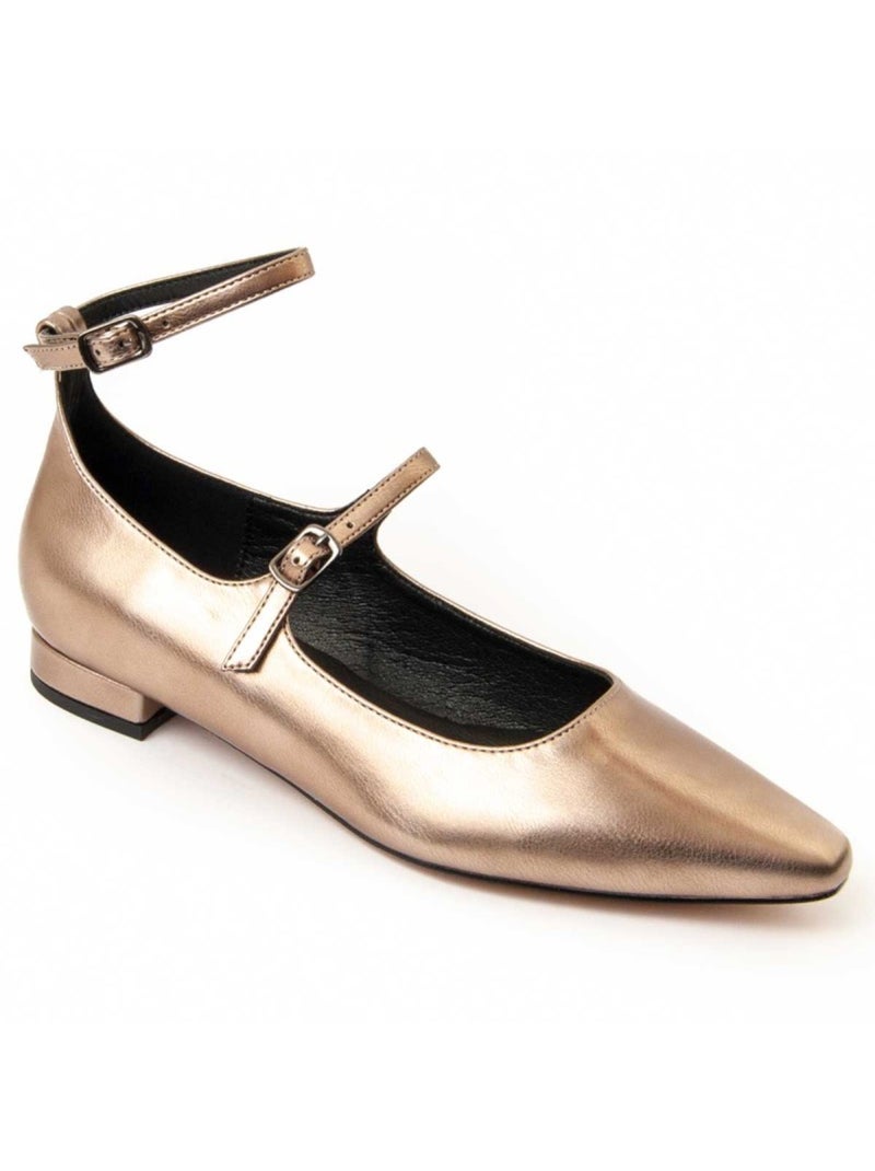 Ballerina Synthetisch Materiaal En Textiel Montevita Goud/Goudkleurig - Kiabi