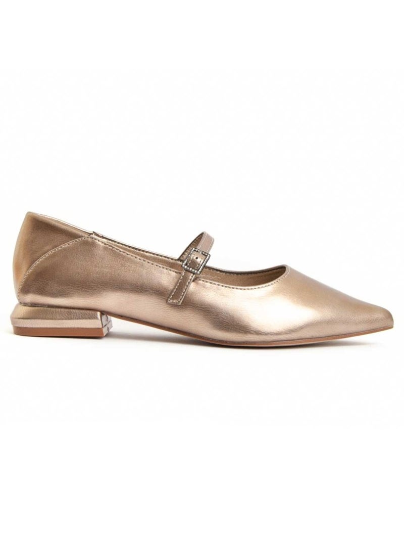 Ballerina Synthetisch Materiaal En Textiel Montevita Goud/Goudkleurig - Kiabi