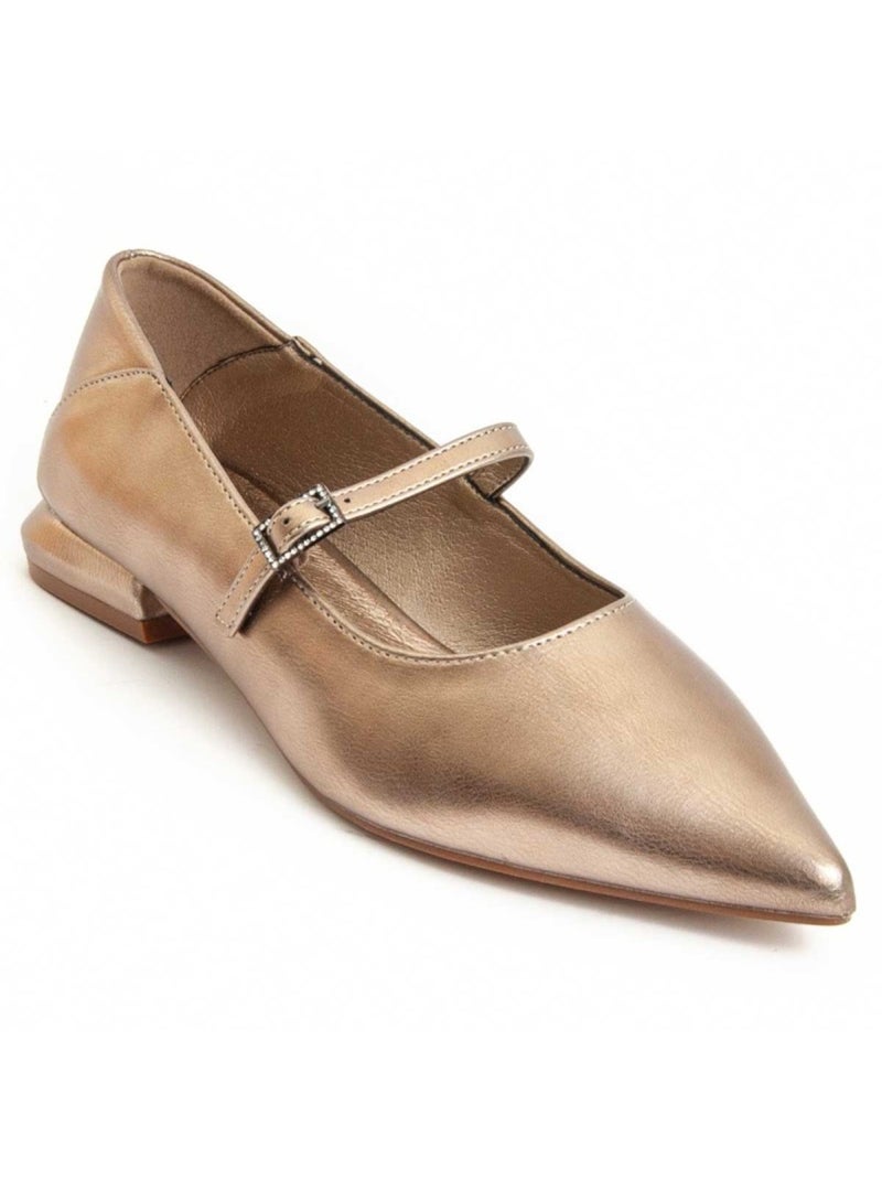 Ballerina Synthetisch Materiaal En Textiel Montevita Goud/Goudkleurig - Kiabi
