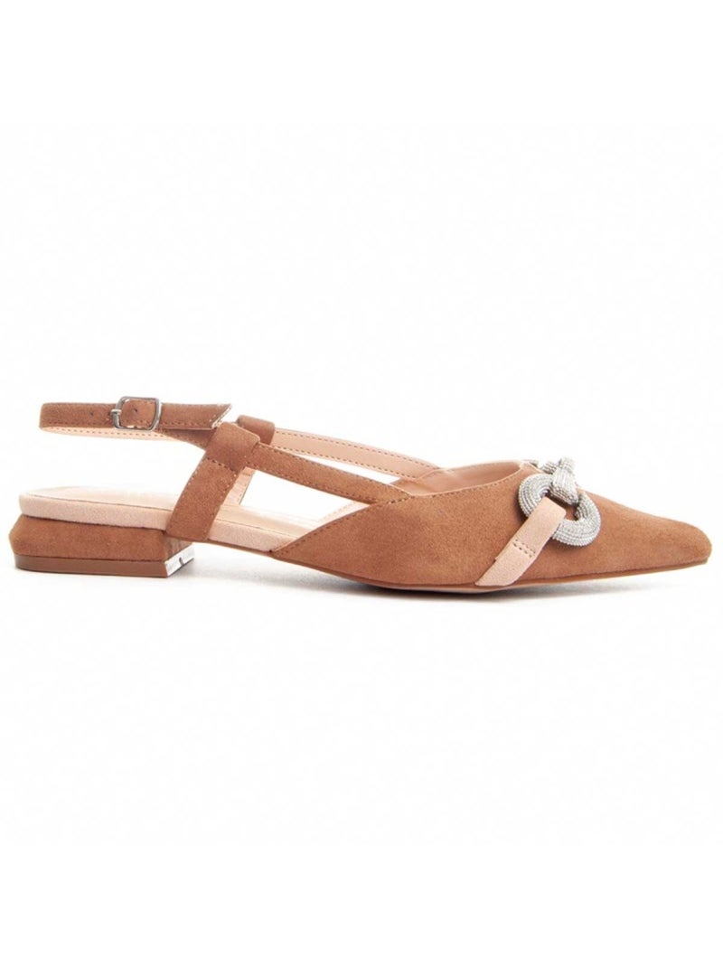 Ballerina Synthetisch Materiaal Montevita Beige - Kiabi