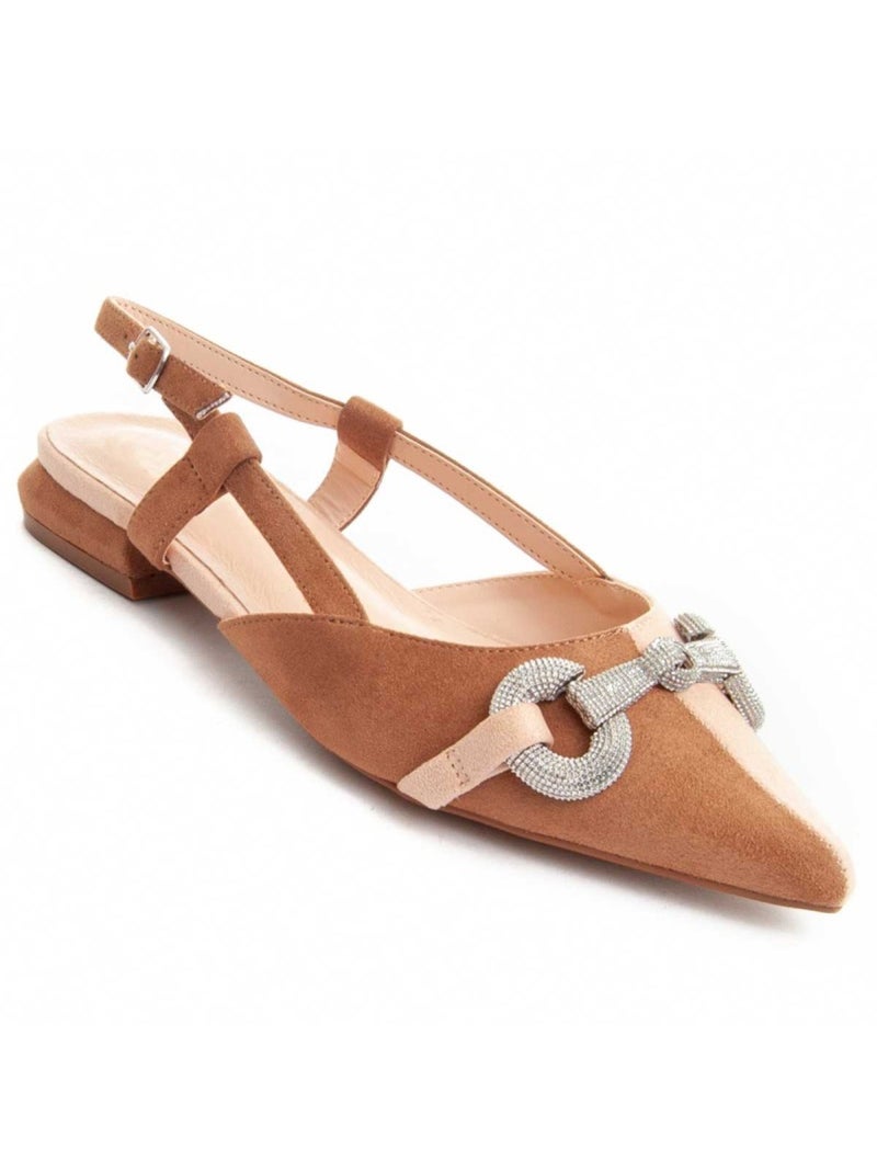 Ballerina Synthetisch Materiaal Montevita Beige - Kiabi