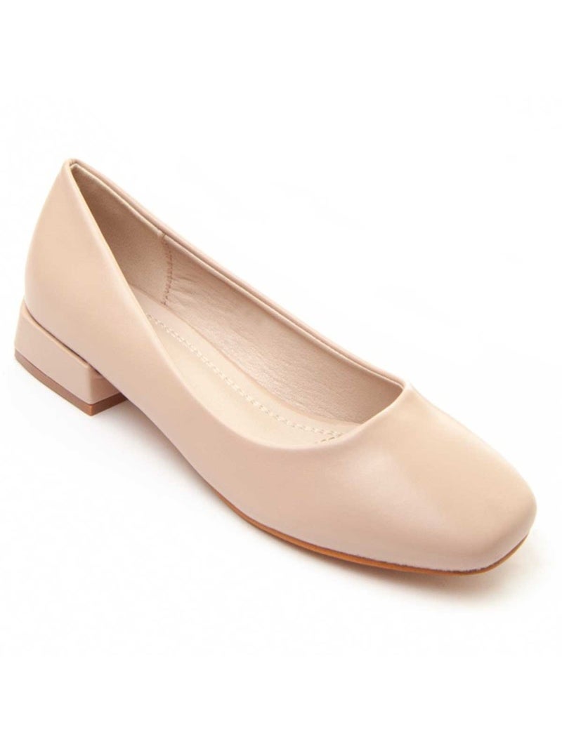 Ballerina Synthetisch Materiaal Montevita Beige - Kiabi