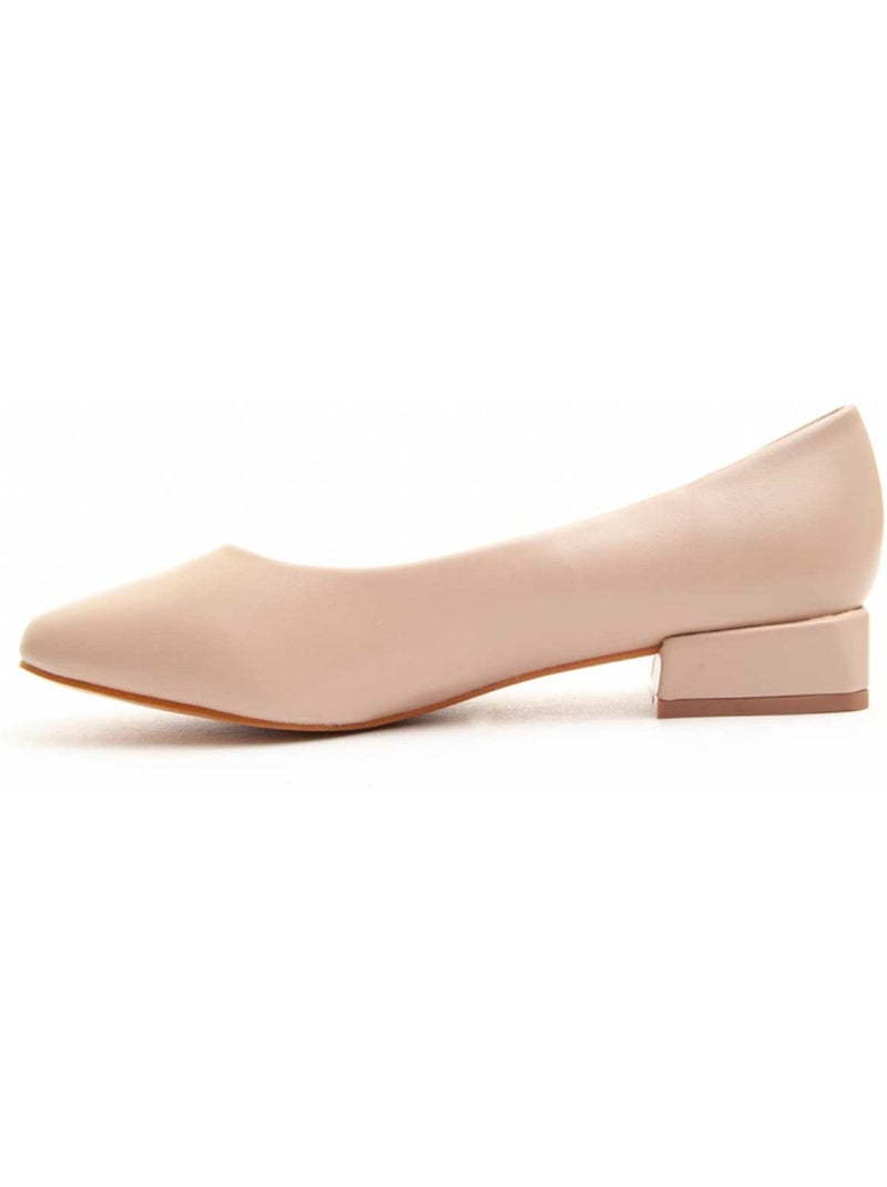 Ballerina Synthetisch Materiaal Montevita Beige - Kiabi