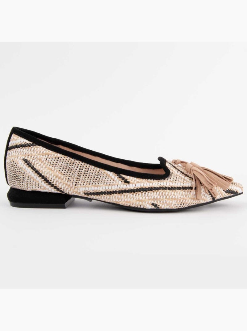 Ballerina Synthetisch Materiaal Montevita Beige - Kiabi