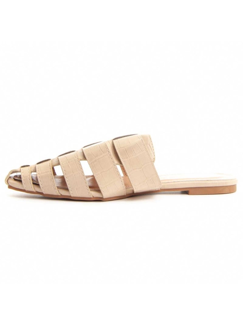 Ballerina Synthetisch Materiaal Montevita Beige - Kiabi