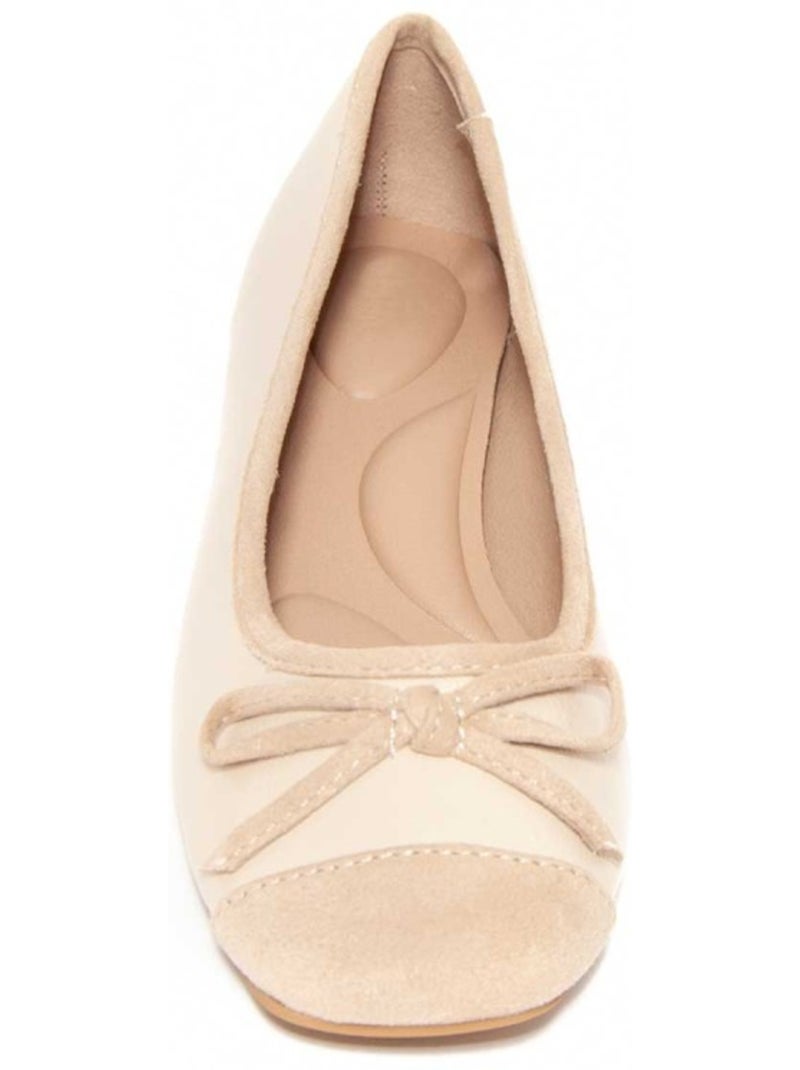 Ballerina Synthetisch Materiaal Montevita Beige - Kiabi
