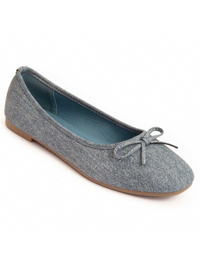 Ballerina Synthetisch Materiaal Montevita Blauw - Kiabi