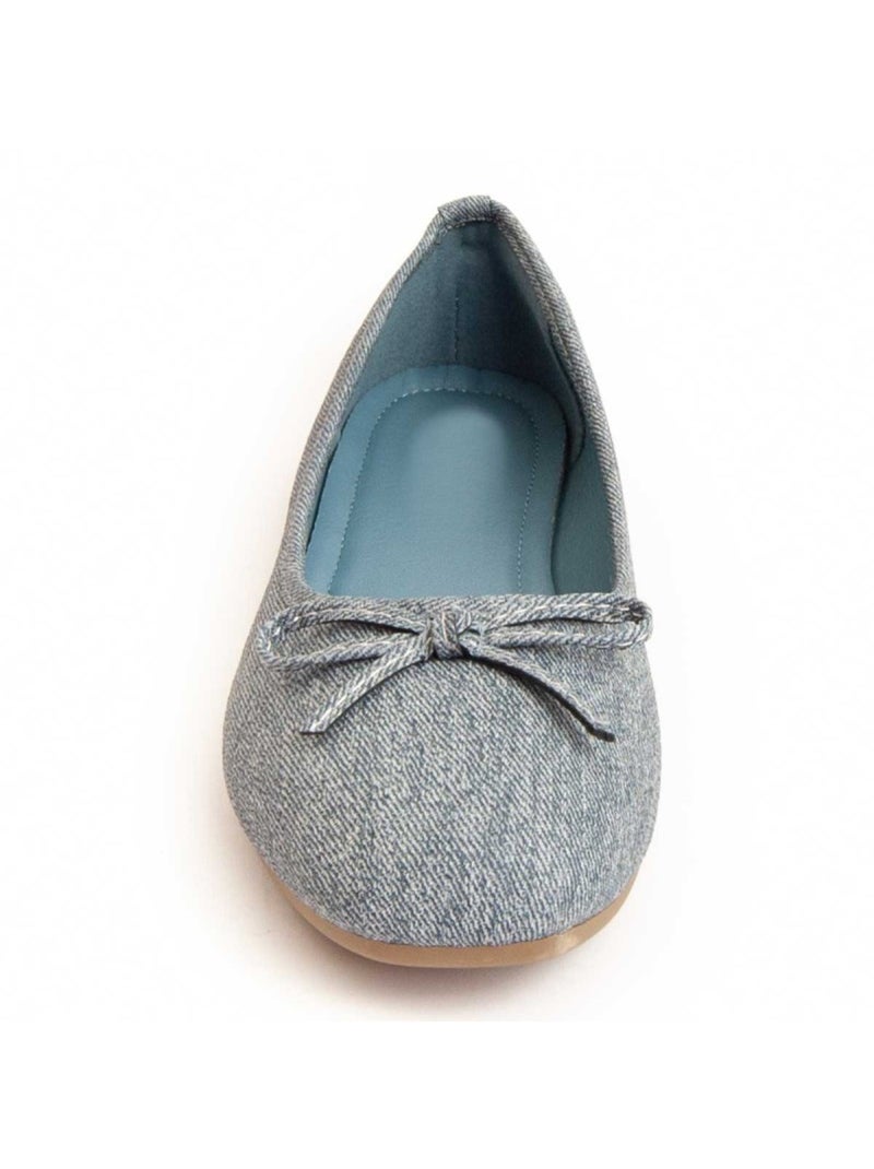 Ballerina Synthetisch Materiaal Montevita Blauw - Kiabi