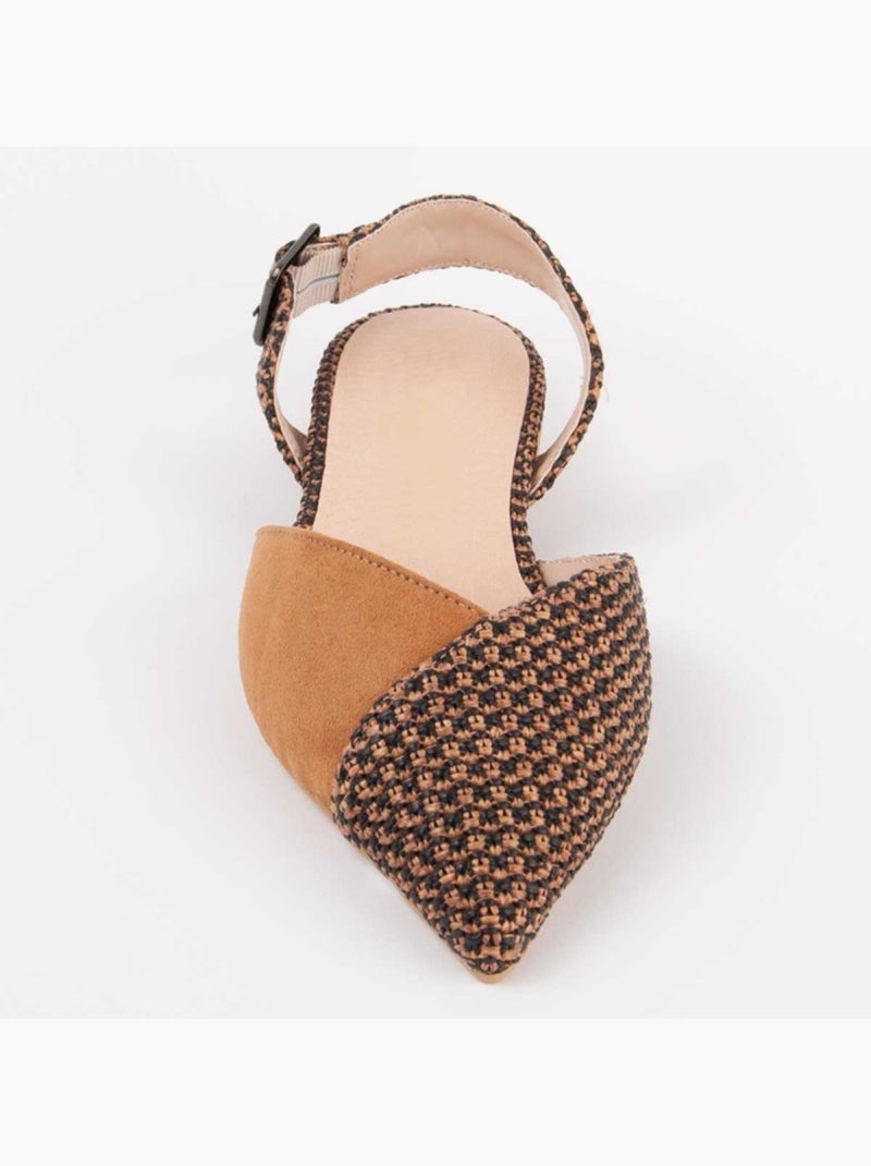 Ballerina Synthetisch Materiaal Montevita Bruin - Kiabi