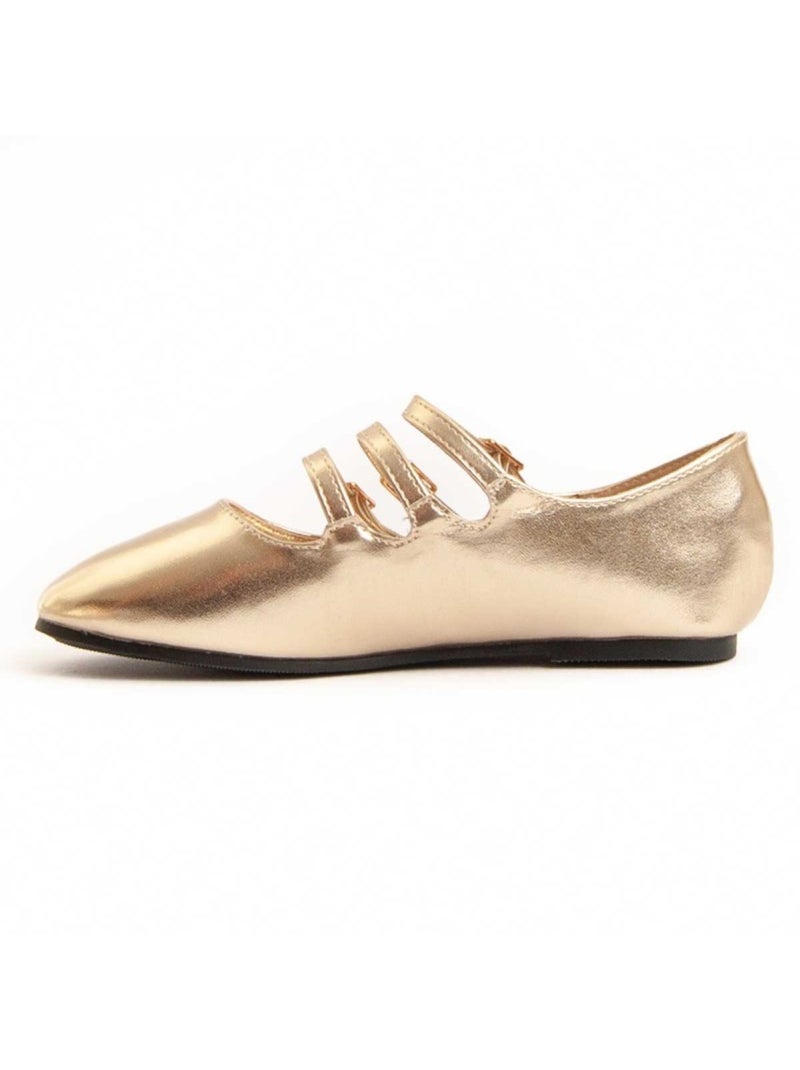 Ballerina Synthetisch Materiaal Montevita Goud/Goudkleurig - Kiabi