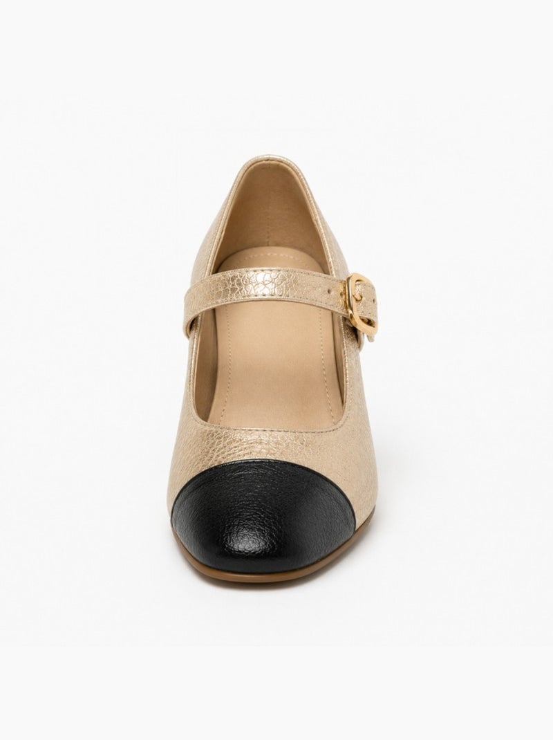 Ballerina synthetisch materiaal montevita Goud/Goudkleurig - Kiabi